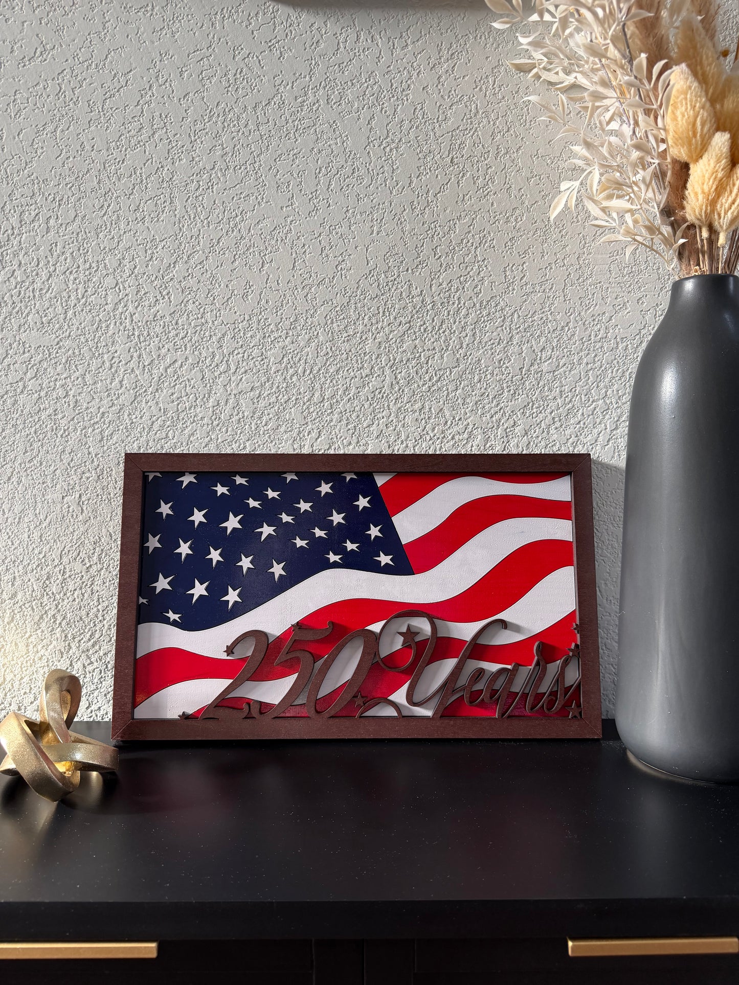 USA Flag Sign – 250 Years