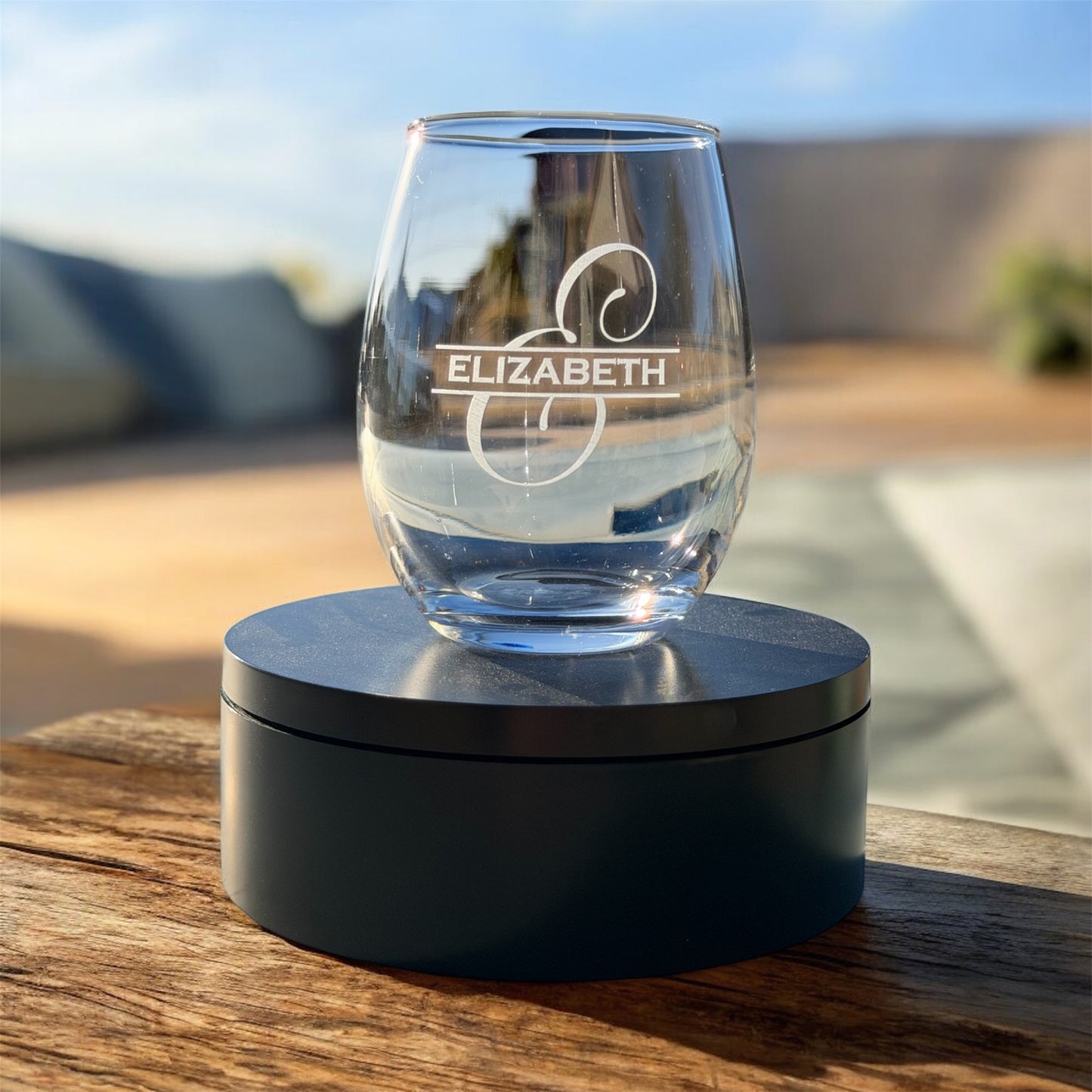 Stemless Wine Glass - 9 oz. E&S Creative Works