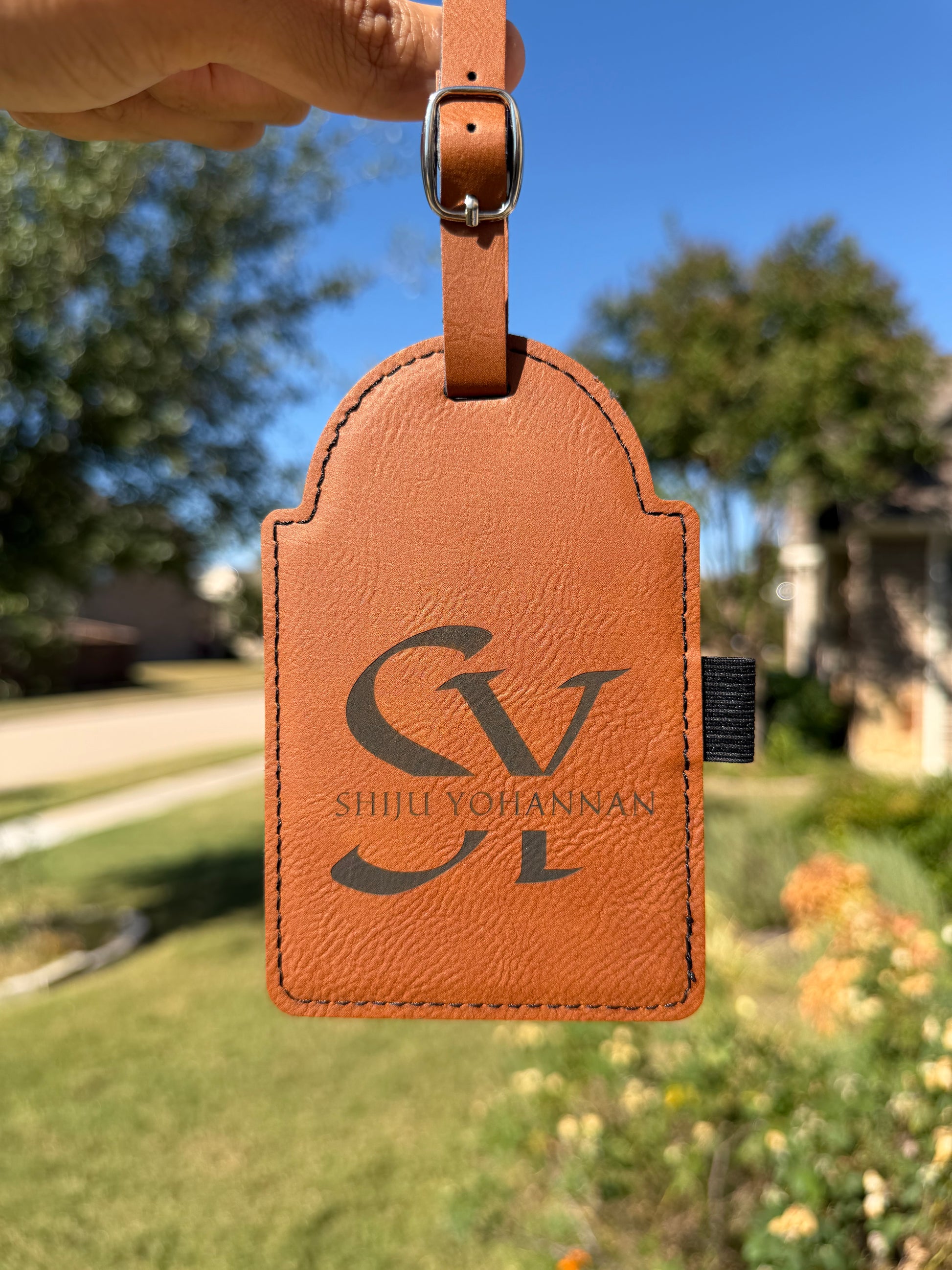 Golf Bag Tag with Tee holders E&S Creative Works