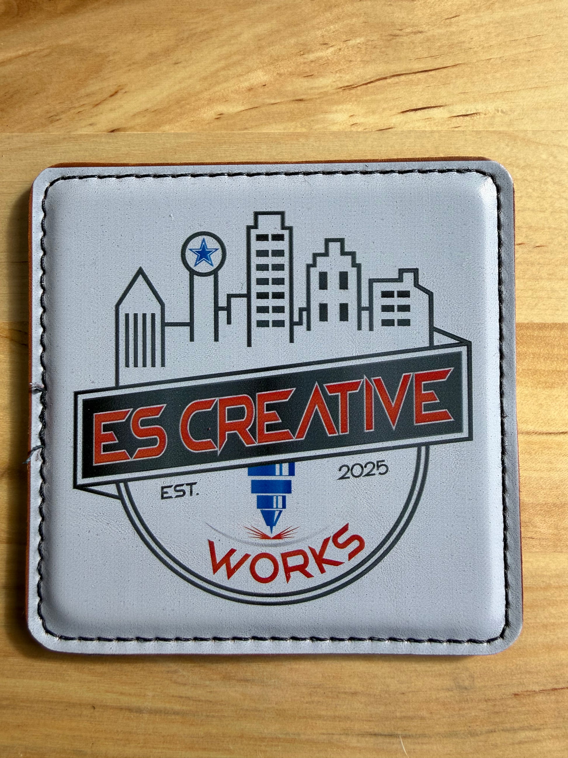 Leather Coasters (6 pack) E&S Creative Works