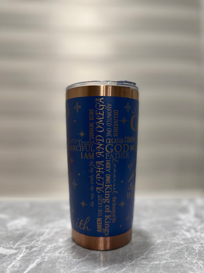20oz Tumbler - ‘Man of God’ design E&S Creative Works
