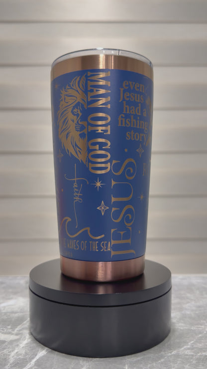 20oz Tumbler - ‘Man of God’ design